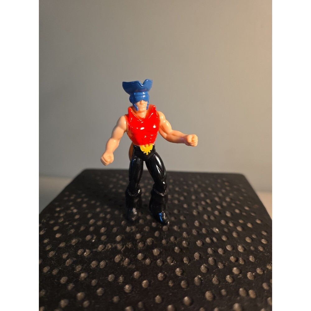 Vintage 1995 Skysurfer Strike Force 3”  Figure Blue Hat Red Shirt